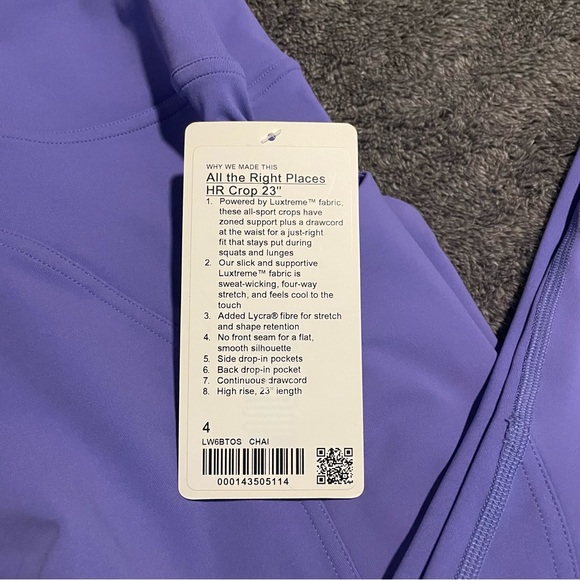 Lululemon All the Right Places 23” Leggings - Picture 4 of 4